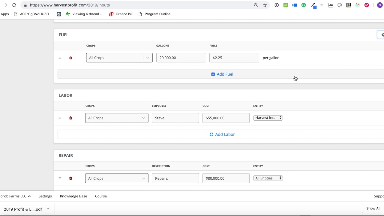 Prevent Plant Decision Analysis