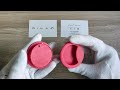 Vidéo: Poignées cuvettes rondes italiennes Rouge Fraise pour porte coulissante
