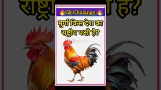 मुर्गा किस देश काराष्ट्रीय पक्षी है?🐓 | SGR Knowledge Point| #gk #hen #shorts #shortfeed