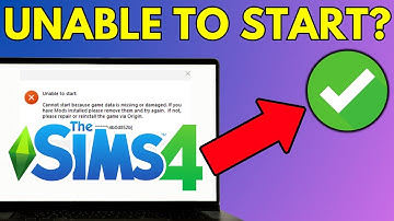 How To Fix The Sims 4 Unable To Start Error