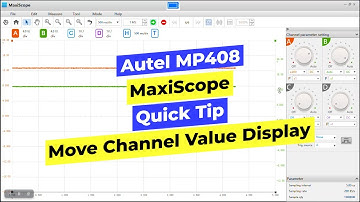 Autel MP408 / MaxiScope Quick Tip - Move Channel Value Display