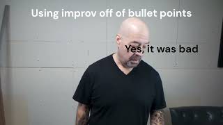 Details Acting with teleprompter using bullet point and improv 30 second commercial spot Update