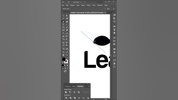 Leaf logo design illustrator || #shorts