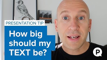 Presentation Tip - Font size