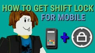 How To Get Shift Lock For Mobile In Roblox Without Link Youtube - how to use shift lock in roblox mobile