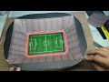 MAQUETA ESTADIO DE FÚTBOL MUY FÁCIL DE HACER