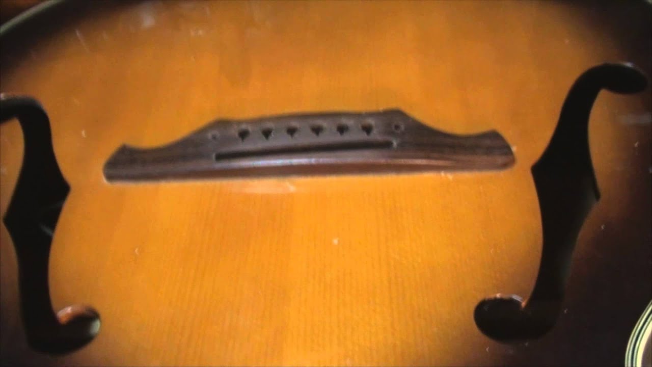 alvarez artist AD65 part 1 of 3 acoustic bridge removal YouTube