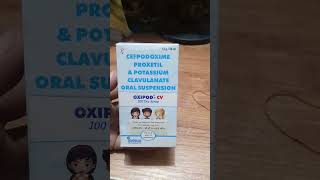 Oxipod Cv 100 Dry Syrup Cefpodoxime Antibiotic Pediatric Syrup Medicine