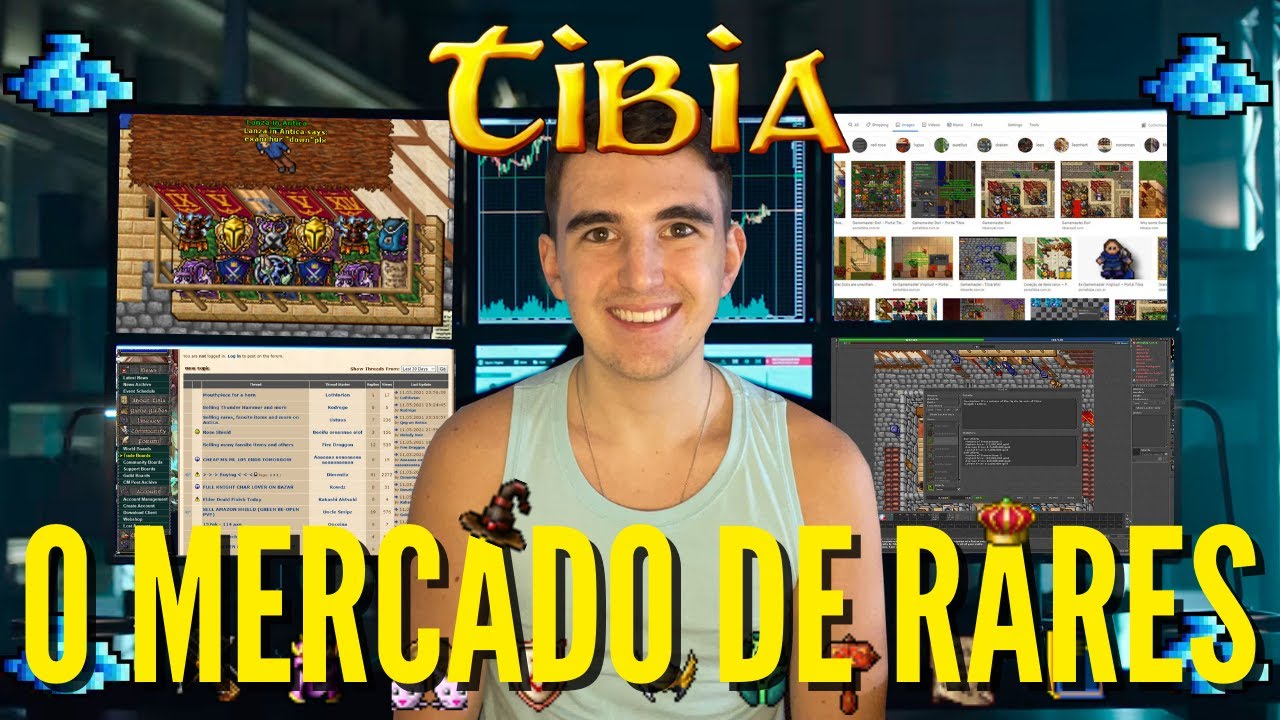 TIBIA - COMO FUNCIONA O MERCADO DE RARES? CHEGA DE DÚVIDAS - YouTube
