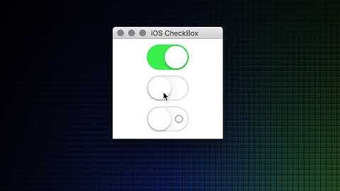iOS CheckBox in JavaFX