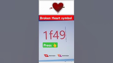How to insert Broken Heart symbol in Ms Word | ms word me heart symbol kese banaye | #shorts