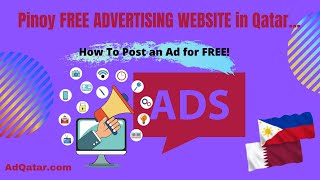 PINOY FREE CLASSIFIEDS AD site in Qatar | How to Post an Ad in AdQatar screenshot 5