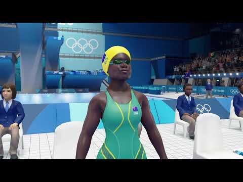 Olympic Games Tokyo 2020 - The Official Video Game - Swimming - Gameplay (1080p60fps)