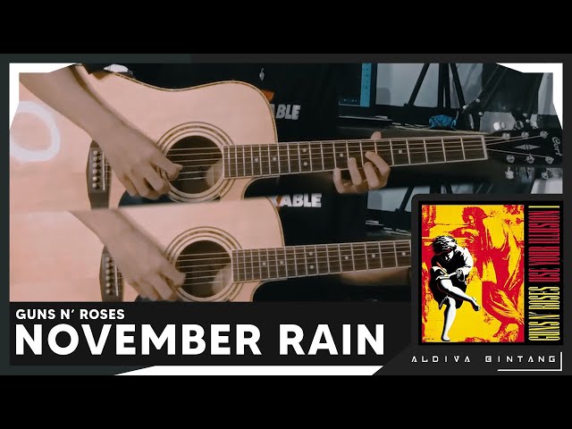 November Rain (Guns N' Roses) - Acoustic Guitar Cover Full Version class=