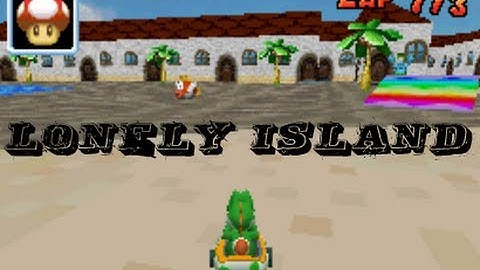 Mario Kart DS Custom Track Lonely Island by MKDS1992