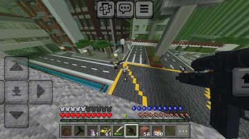 True Zombie Apocalypse in Minecraft bedrock (Safezone before helicopter landed) 