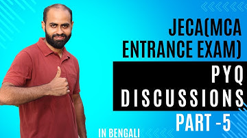Cracking JECA:  Previous Year Questions | MCA Entrance Exam Prep part 4