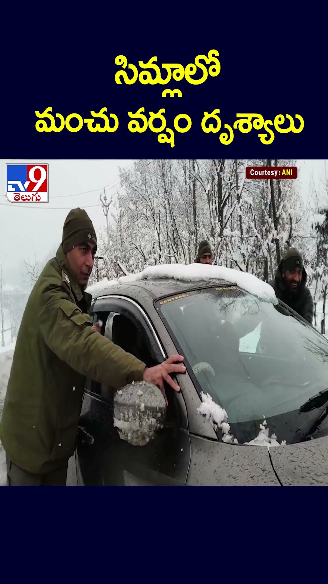 సిమ్లాలో మంచు వర్షం దృశ్యాలు | Heavy Snow Fall - TV9
