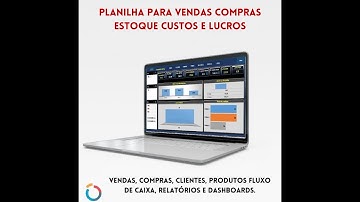 Planilhas vendas compras estoque custos e lucros - Apresentação