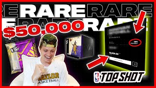 OPENING $50,000 NBA TOPSHOT PACK!!!
