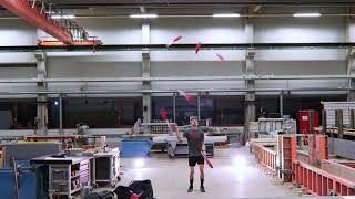 6 clubs in outside throws / World Record