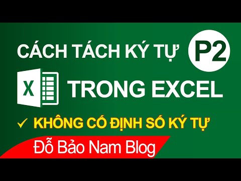 Video Cách cắt chuỗi trong Excel bằng hàm Right kết hợp Len... - youtube
