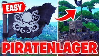 besuche alle piratenlager alle 7 orte fortnite season 8 woche 1 - 10 piratenlager in fortnite