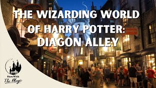 Wizarding World of Harry Potter - Diagon Alley | Evening Ambience | 4K HD