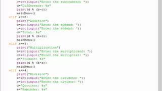 How to make a calculator on python.
