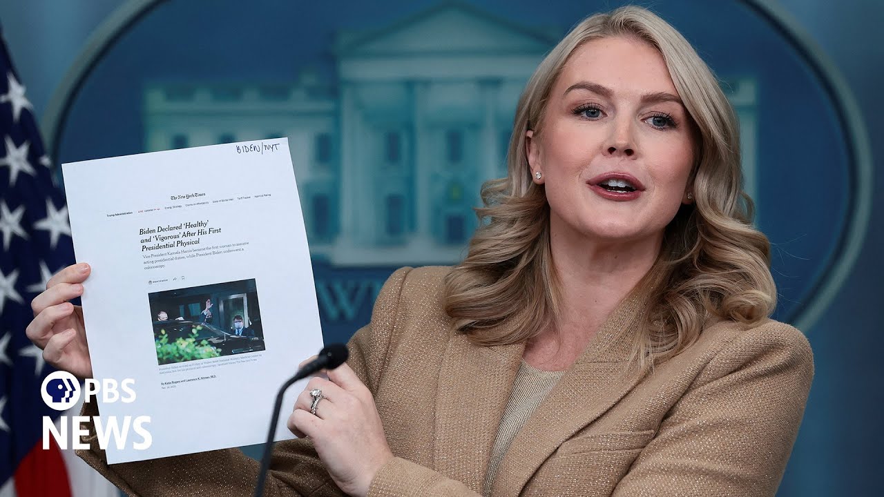 WATCH LIVE: White House holds briefing after Trump administration seizes oil tanker off Venezuela