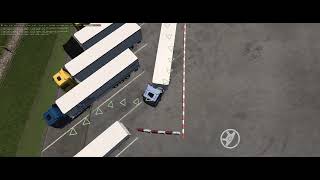 ETS 2 - Driving Academy - Manoeuvring with a Trailer - Diagonal Parking