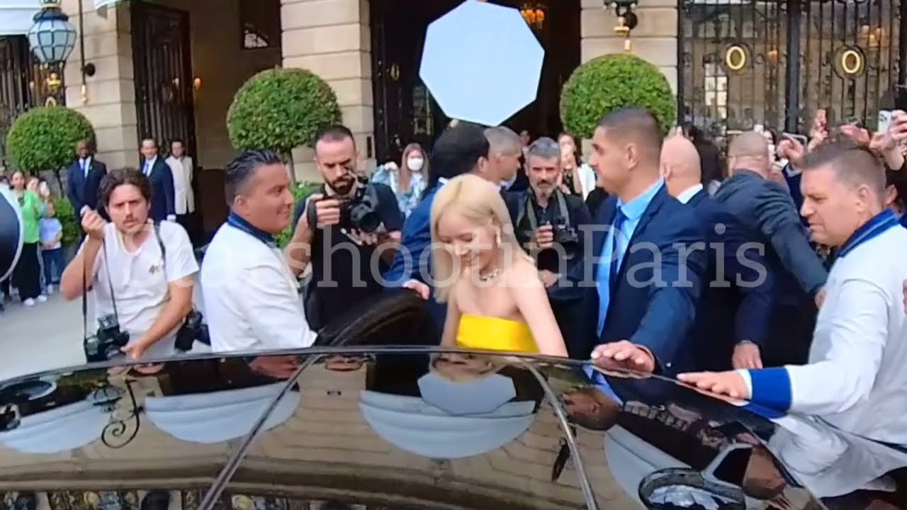 220606 Lisa 리사 BlackPink at Ritz in Paris for Bulgari