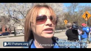 Staples Deal Puts Your Mail at Risk: Postal Protesters Speak Out