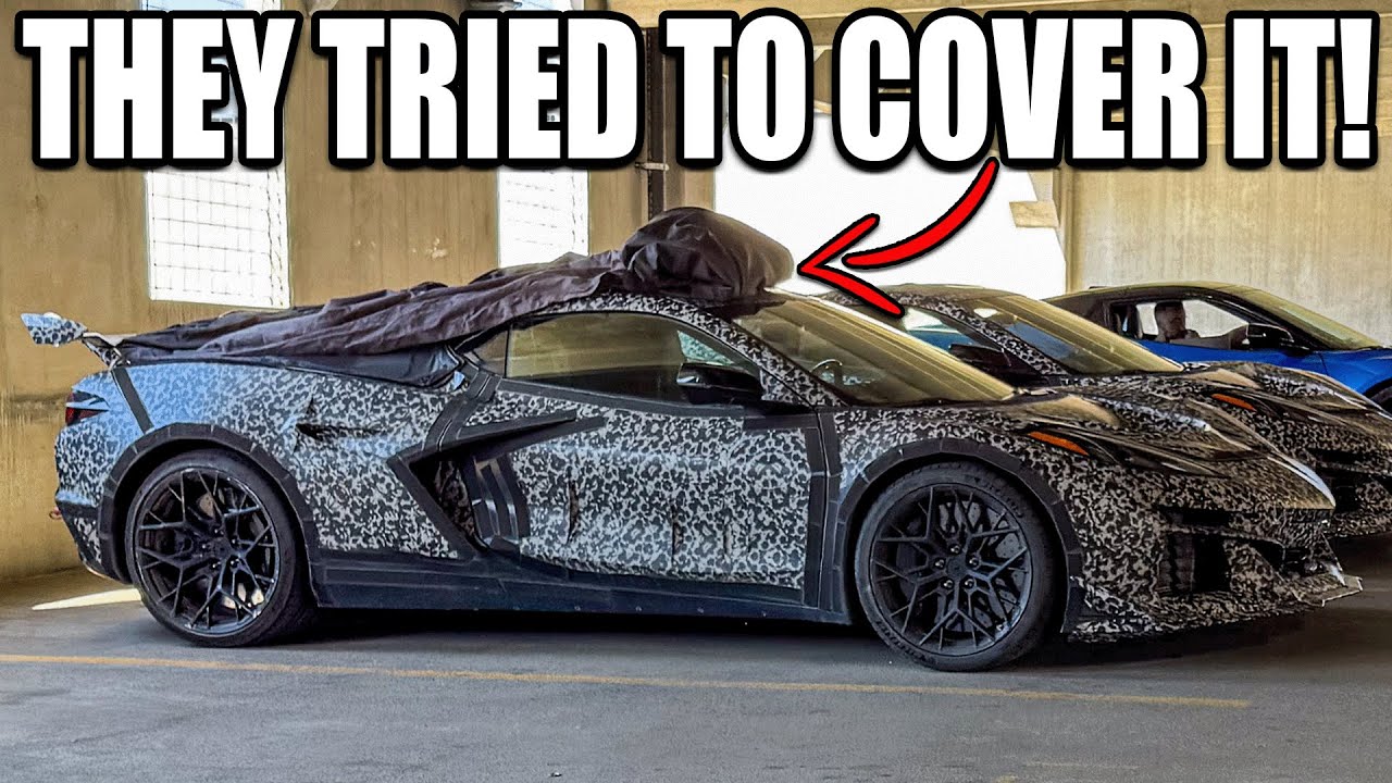 C8 Corvette Zora Spied In Colorado Parking Garage: Video