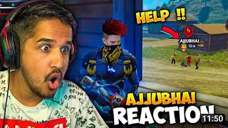 AjjuBhai Shocking Reaction On My Gameplay || BADLA || Desi Gamers  