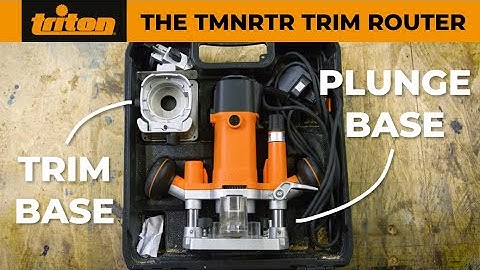 The TMNRTR Trim Router. One Router. Two Bases. Unlimited Possibilities.