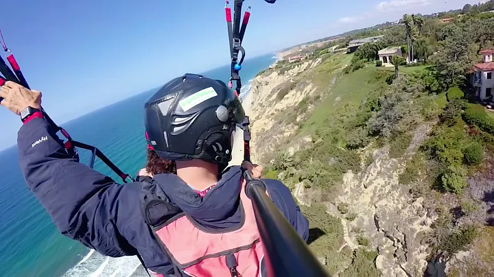 Anne Subotich Paragliding at Torrey Pines Gliderport