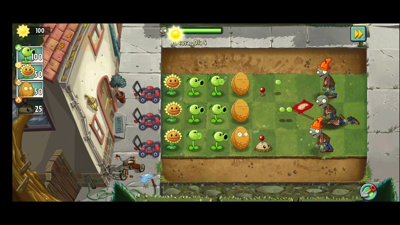 hoy jugaremos por primera vez Plantas vs zombies 2 Prt 1 - YouTube
