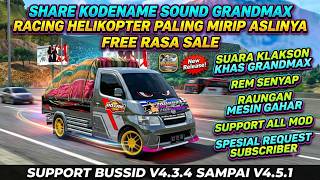 $ALE FOR FREE !! KD SOUND GRANDMAX RACING HELIKOPTER PALING MIRIP ASLINYA BUSSID V4.5.1 SUPPORT MOD screenshot 1