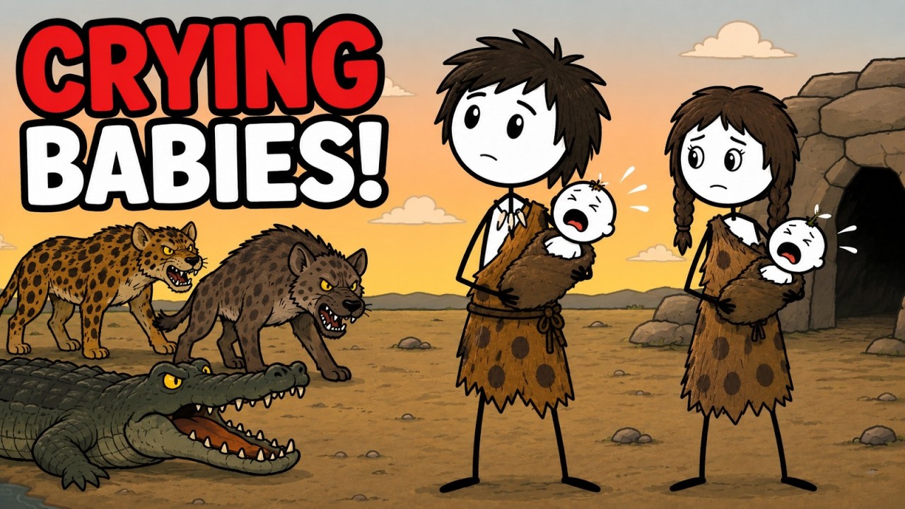 How did CRYING BABIES ALMOST KILLED ANCIENT HUMANS