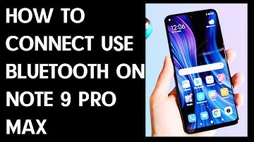 How to Pair a Bluetooth Device with Xiaomi Redmi Note 9 Pro Max