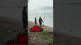 Singapore surfcasting. Fight broke out! When competition was cancel. #fishing #mancing #pancing #fyp
