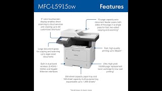 Brother MFC-L5915DW Review – Fast 50ppm Monochrome Printer for Busy Offices