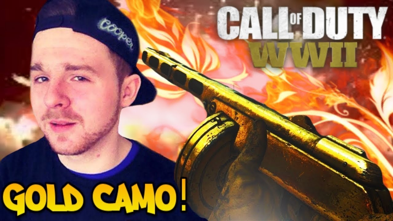 Arron Cooper Presents "PPSH-41" - Gold Weapon Camo Showcasing (Call of Duty: World War 2)