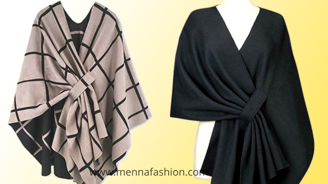 طريقة تفصيل وخياطة كاب بدون باترون | Sewing Cape