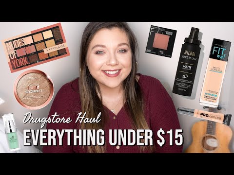 DRUGSTORE MAKEUP HAUL GRWM // EVERYTHING UNDER $15 | April 2020