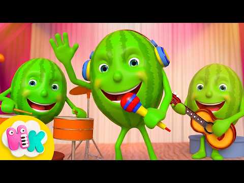 Een ronde, ronde watermeloen 🍉 Liedje over Fruit voor Kinderen | Nederlandse Kinderliedjes | HeyKids