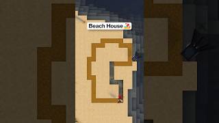 Minecraft Beach House🏖️ #minecraft