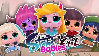 ⭐ STAR vs the FORCES of EVIL 😈 into BABIES 👶🏻with LOL Surprise Dolls! Toy Transformations