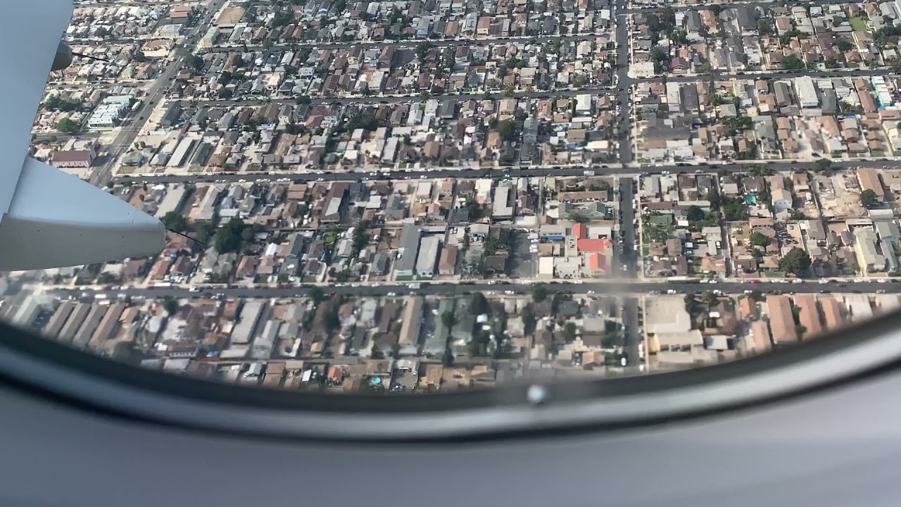 SOFI Stadium Flyover Los Angeles (LAX Approach)